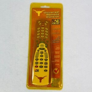 Texas Longhorns One For All Universal Remote Control NCAA Football Orange NEW